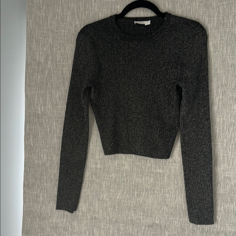 A.L.C. Black Long Sleeve Knit Sweater